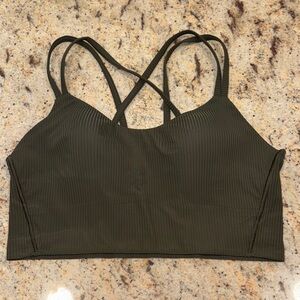 Lululemon Olive Green sports Bra